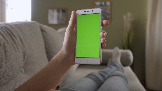 绿色屏幕智能手机抠绿素材