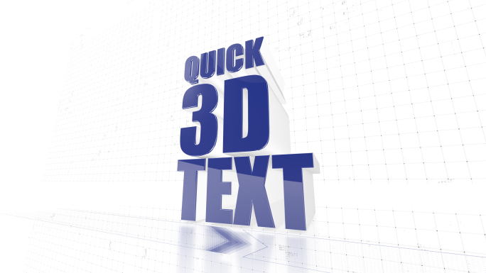 4K 3D立体字预设