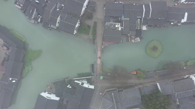 江苏苏州昆山同里古镇冬季