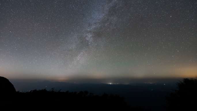 6K湖南浏阳大围山星空银河延时空镜宣传片