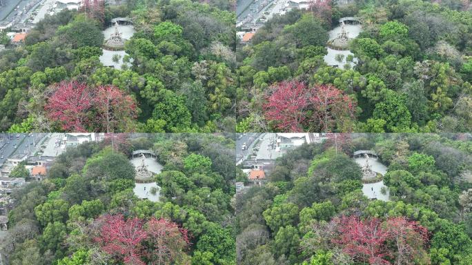 广州越秀山五羊雕塑像全貌