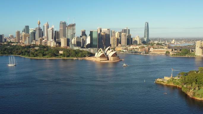 悉尼港和CBD滨水建筑地标