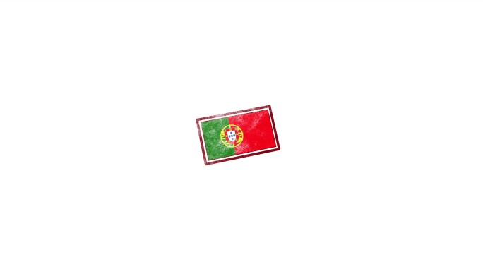 葡萄牙国旗动画邮票