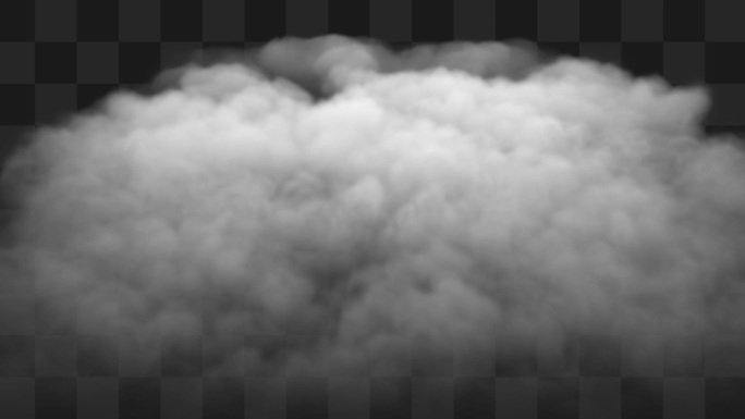 【Alpha通道】白云滚滚飘动特效素材1