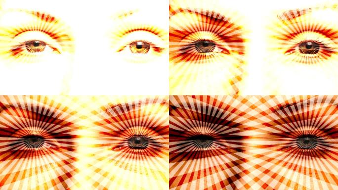 淡入催眠的双眼高端房地产艺术创意设计光影