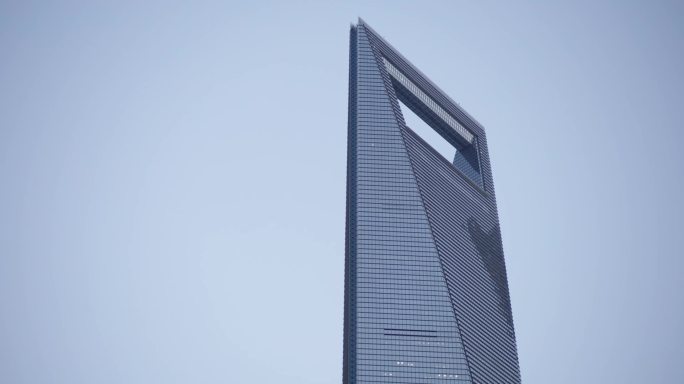 上海环球金融中心楼顶外观