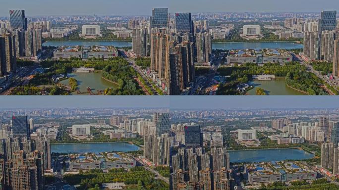 河南洛阳城市宣传4k高清航拍素材