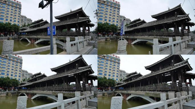 广西陆川县九洲江风雨桥