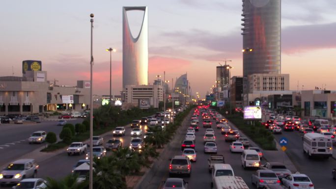 沙特阿拉伯利雅得的交通情况