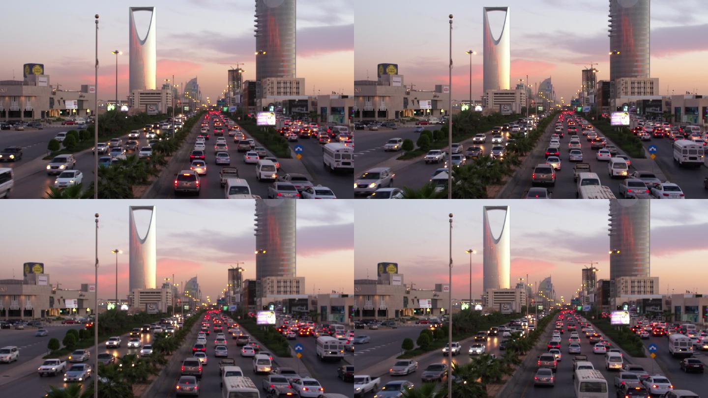沙特阿拉伯利雅得的交通情况