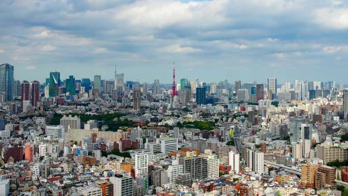 东京塔大和民族首都国际化都市全景商圈地标