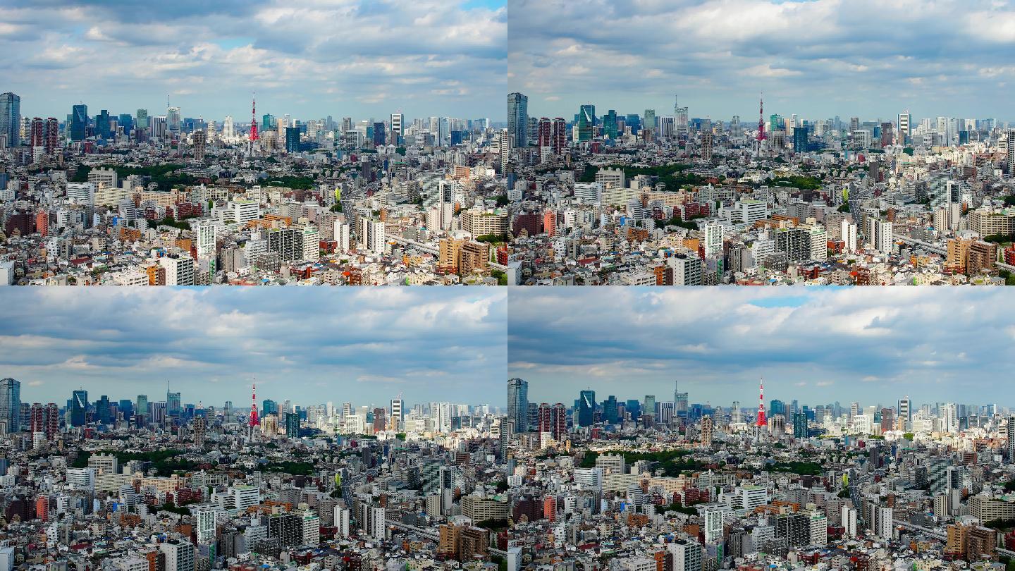 东京塔大和民族首都国际化都市全景商圈地标