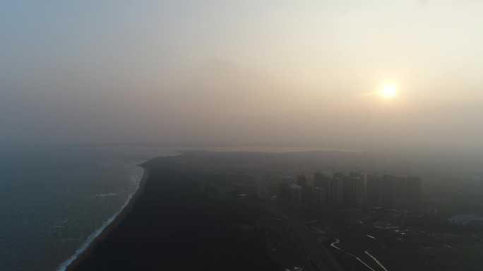 临高角风光 海岸线