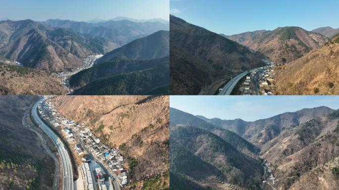 商洛 山峰 山村