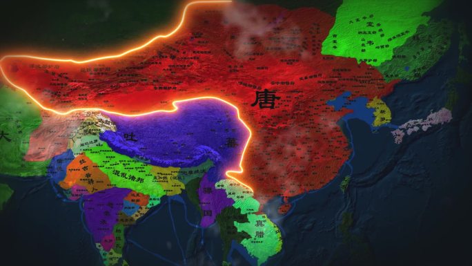 唐朝版图地图