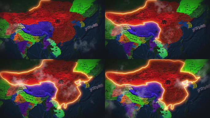 唐朝版图地图
