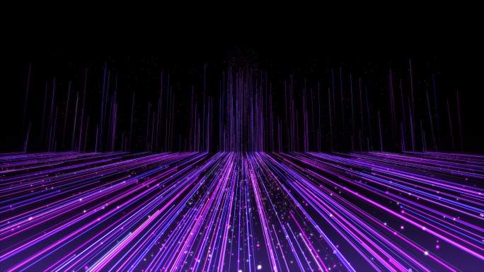 紫色粒子线-上升