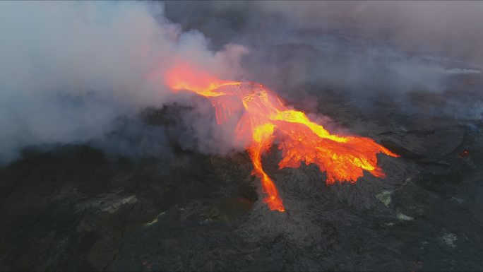 火山熔浆
