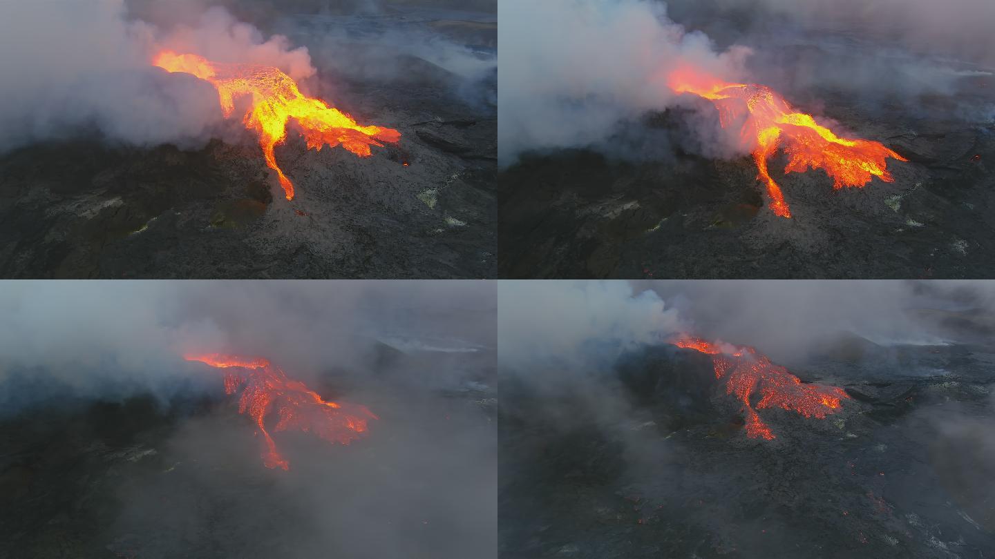 火山熔浆