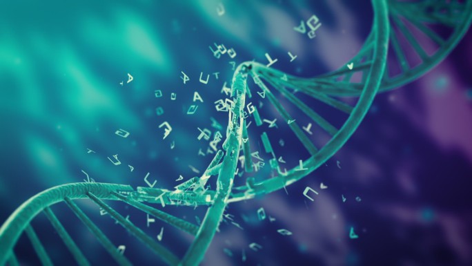 基因突变DNA细胞规则运动生命科学螺旋状