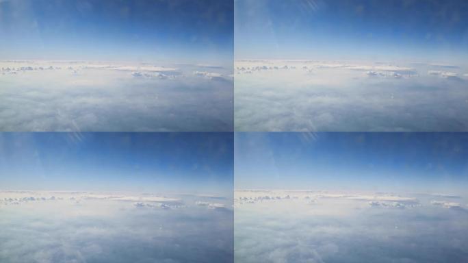 云层上端地面视频素材
