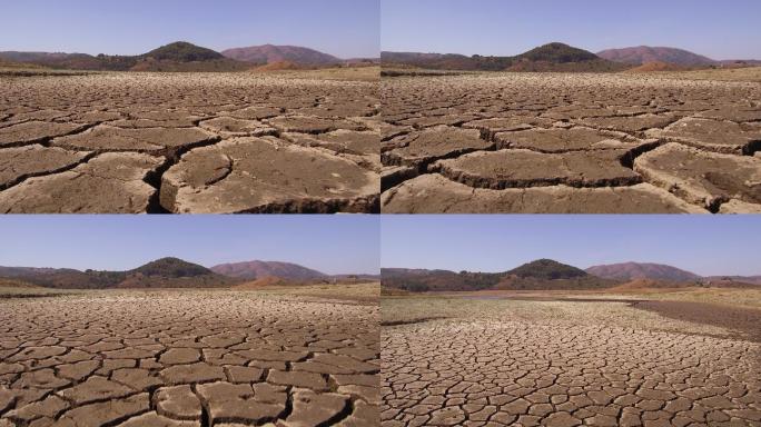 加州干旱严重缺水干涸灾难