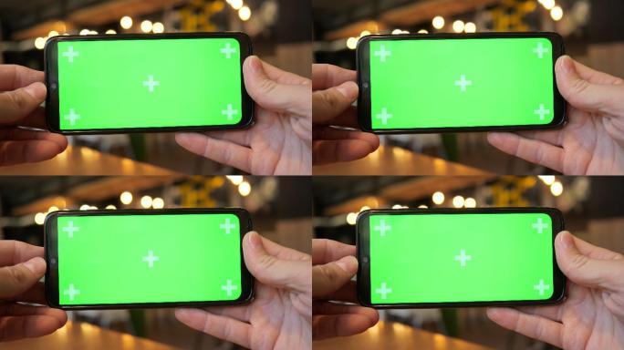 绿色屏幕的手机屏幕绿屏绿幕抠图抠像