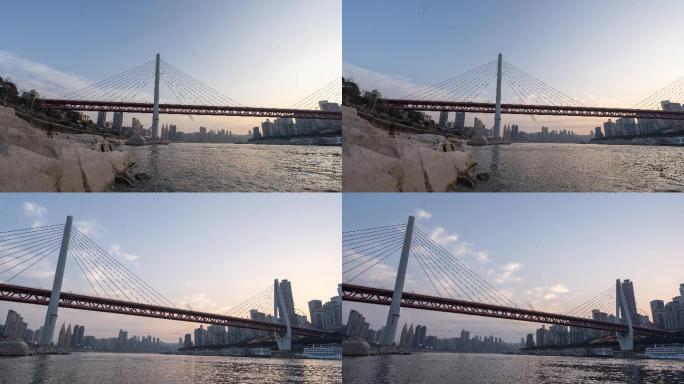 重庆东水门长江大桥延时