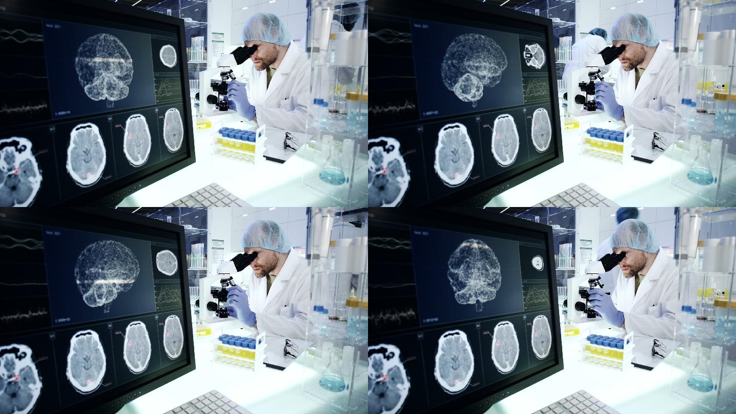 计算机屏幕上的脑电波扫描研究