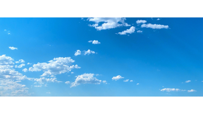 【宽屏天空】干净清新蓝天白云温馨治愈晴空