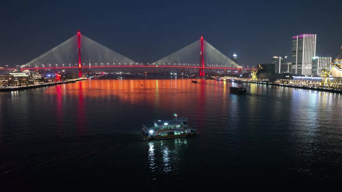 杨浦大桥夜景