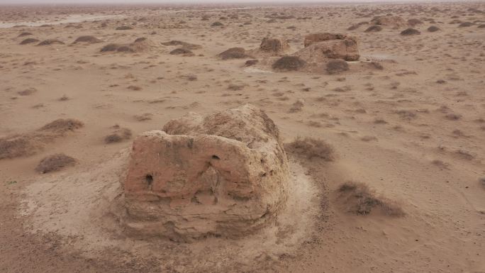 荒漠古城废墟