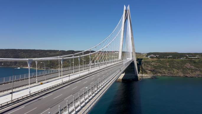 伊斯坦布尔雅武兹苏丹塞利姆大桥鸟瞰图