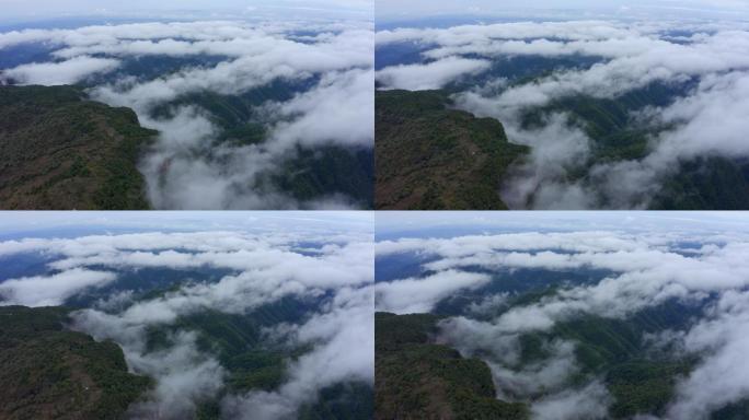 太行山析城山中条山伏牛山云海山脉天空