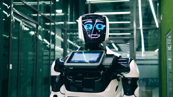 机器人在脸上展示自己的情绪