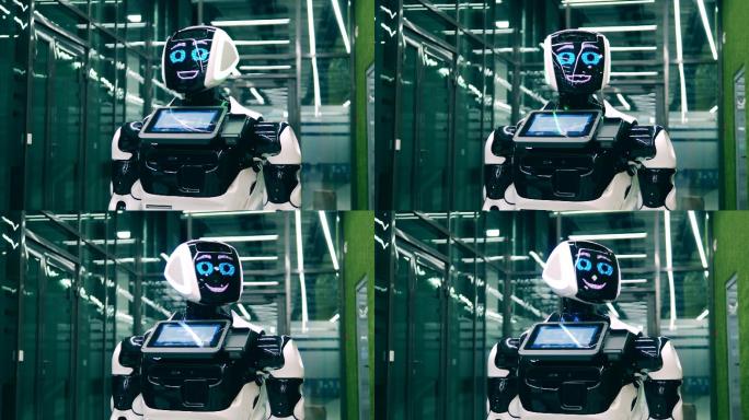 机器人在脸上展示自己的情绪