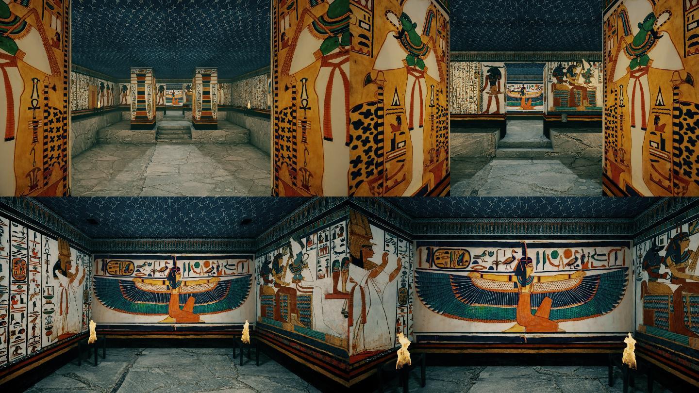 古墓壁画古埃及漫游古世纪