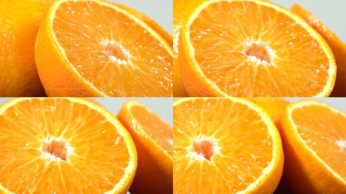 鲜橙切面旋转