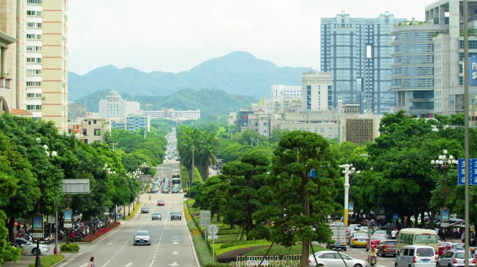 中山市 城市车流 延时 时间 公路 道路