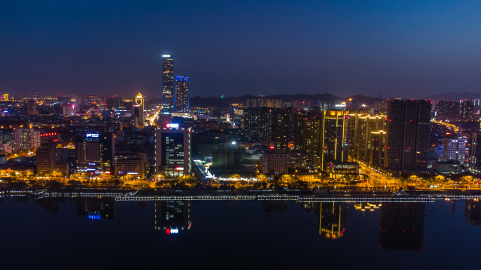 镇江夜景延时