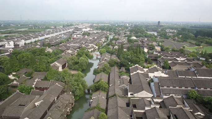 乌镇全景高清航拍