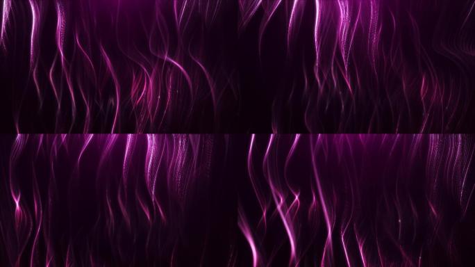 紫色流动丝条