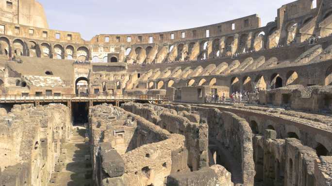 古罗马竞技场遗址国外外国地标历史文化景观