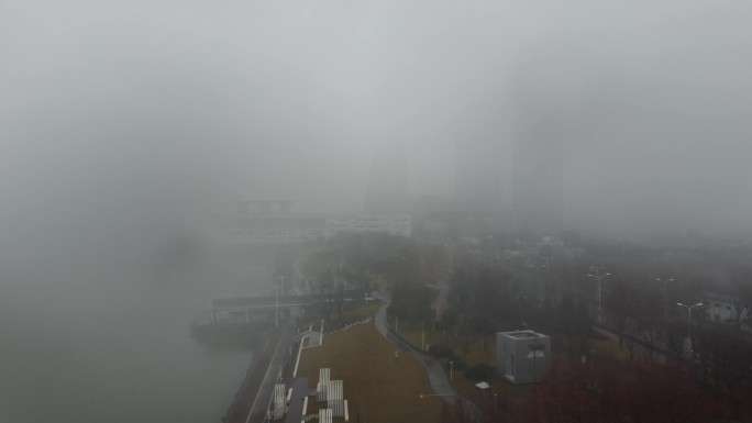 雾中浐河