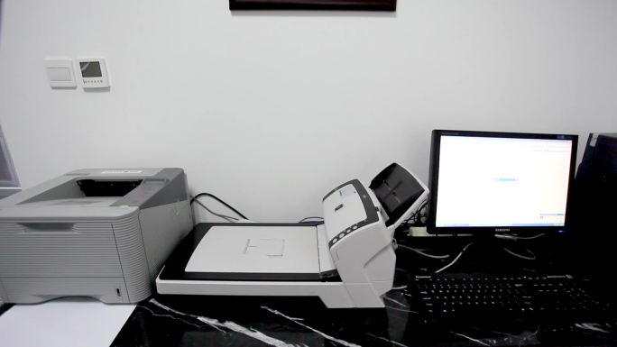 打印区 打印机 办公环境