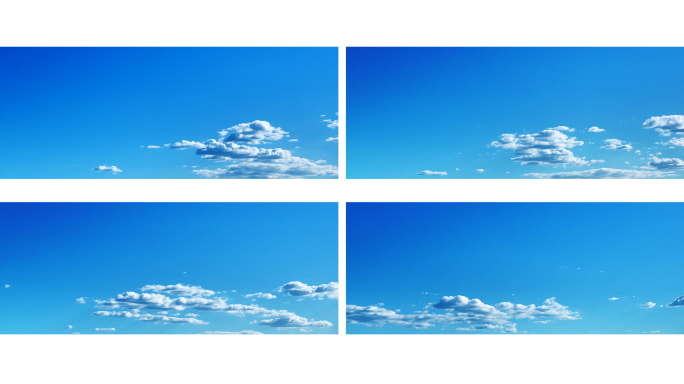 【宽屏天空】美好治愈晴空云朵蓝天白云少云