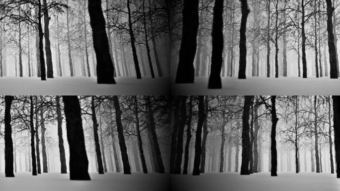 树林抽象概念场景02