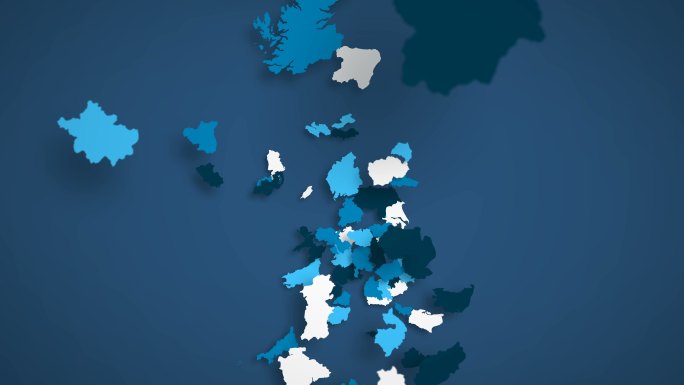 英国的所有76个县和地区都从摄像机前飞过