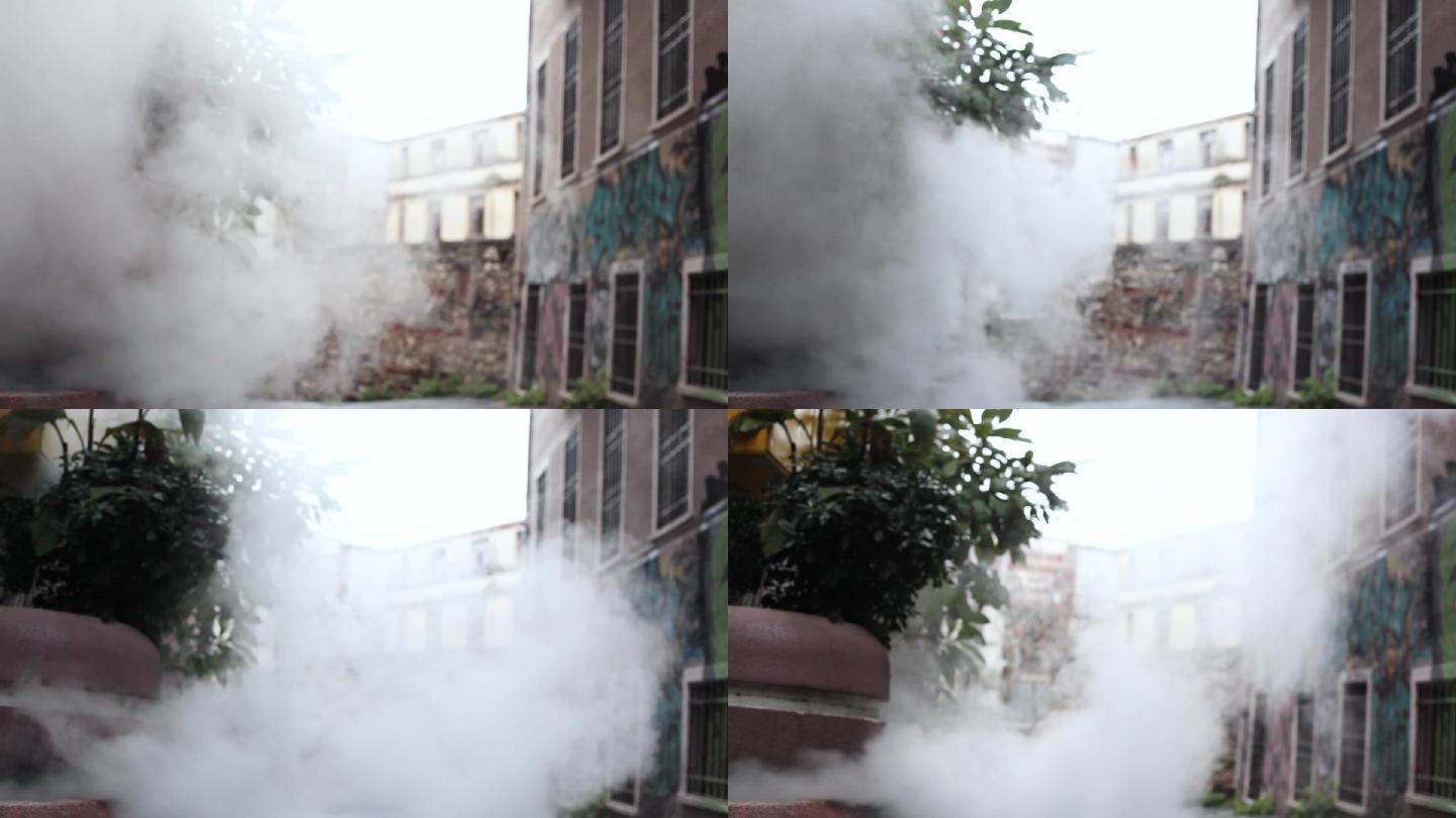 地下蒸汽环境保护日环保空气污染
