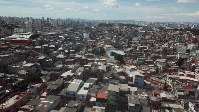 巴西圣保罗的赫利奥波利斯贫民窟